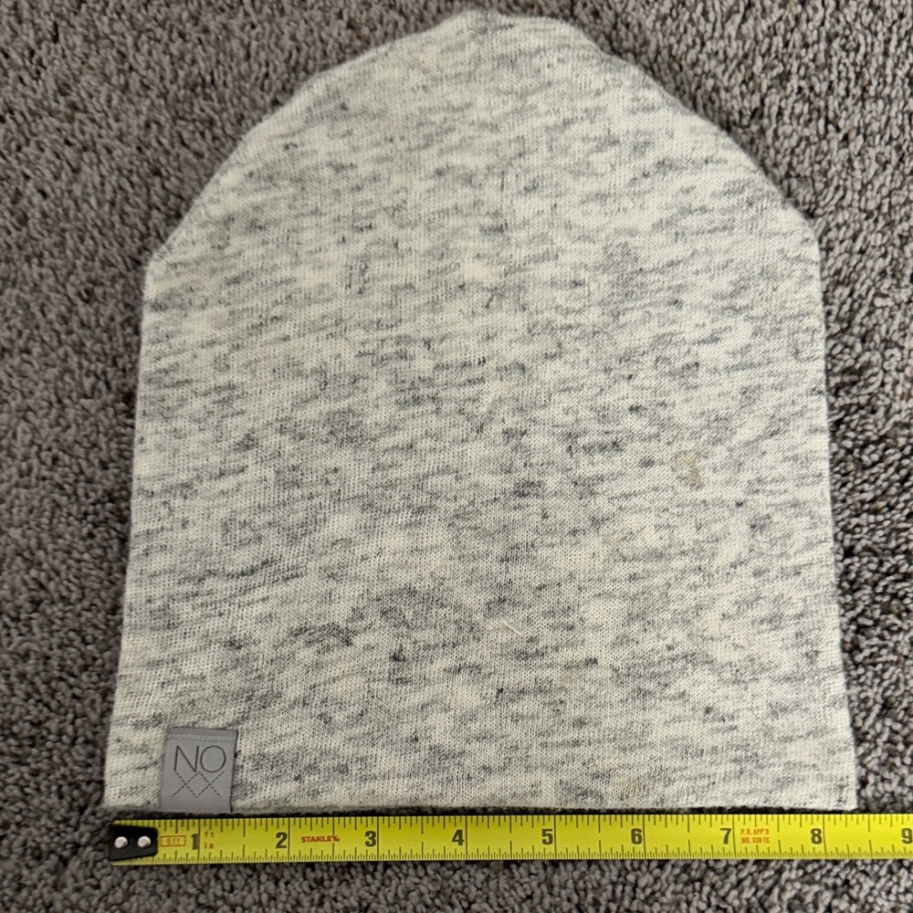 NOXX Infant Gray and White Beanie